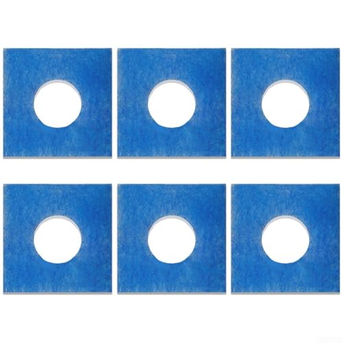 6 Baumwoll-Filterfilter für Limodor LF/5 und ELF FC, Maße: 226 x 226 x 18 mm, Staubfilter von Lastdaytime