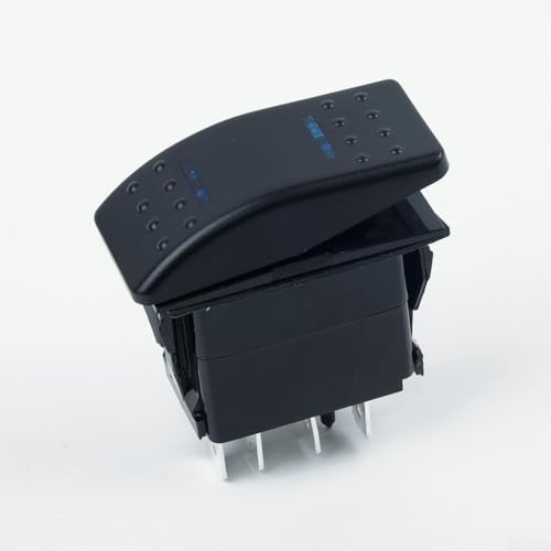 7-poliger DPDT ON-OFF-ON Wippschalter mit Dual-LED-Anzeigen für LKW, Auto, Marine elektrische Schaltungen 12 V 24 V von Lastdaytime