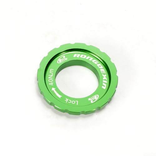 Centerlock-Naben-Scheibenbremsadapter aus hochfester Aluminiumlegierung, geeignet für sechs Nagelscheiben (grün) von Lastdaytime