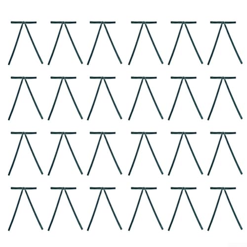 Charmante Samtschleifen im Vintage-Stil, 24 Stück, Dekoschleifen für Ihren Weihnachtsbaum und mehr (dunkelgrün) von Lastdaytime