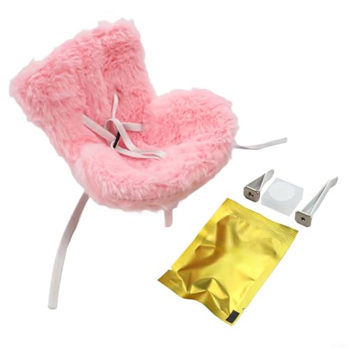 Dekorativer Auto-Lüftungsclip mit Puppensitz und Aromatherapie-Diffusor, entworfen, um den Fahrzeuginnenraum zu verschönern und eine sichere Befestigung des Luftauslasses zu bieten (Rosa) von Lastdaytime