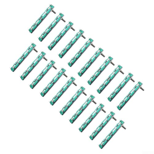 Dual Linear Slide Potentiometer Griff Fader mit variablem Widerstand für den Einsatz in Audio-Mixern, Fernsehern und Lautsprechergeräten zur Steuerung von Stromkreisspannung und Strom von Lastdaytime