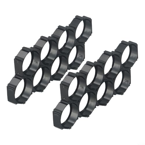 Eine stabile Verbindung in Ihren DIY-Projekten mit unseren zehn Halterungen für Lithium-Zellen (10 Stück, 1 x 4) von Lastdaytime