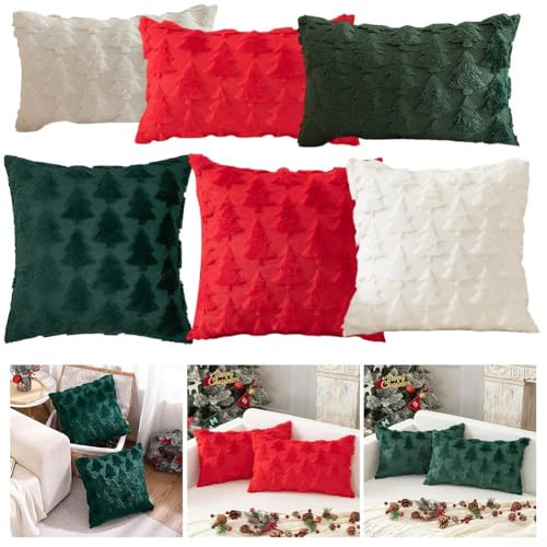 Einzigartiger, dekorativer Überwurf für Weihnachtsbäume, um Ihrem Zuhause eine festliche Note zu verleihen, Rot 45 x 45 cm Einzigartiger, dekorativer Überwurf für Weihnachtsbäume, um Ihrem Zuhause eine festliche Note zu verleihen, Rot 45 x 45 cm von Lastdaytime