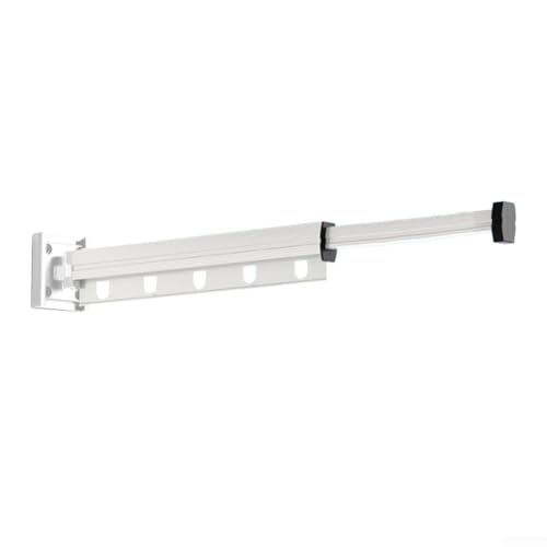 Faltbarer Wäscheständer mit stabilem Design, perfekt für effizientes Trocknen an der Luft auf Balkon oder Fensterbank (59cm weiß) von Lastdaytime