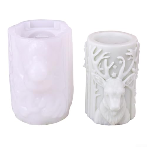 Festive Elch Candle Making Silicone For Mold for Mold for Creative DIY Projects This Winter Season at Home (A) von Lastdaytime