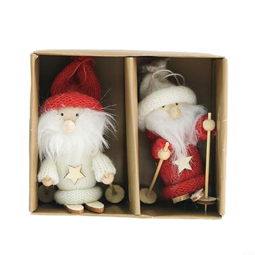 Festliche Zwerg Plüsch Santa Puppe für Weihnachten und Ostern Dekoration, lustige Feiertagsverzierung für drinnen und draußen (10#) von Lastdaytime
