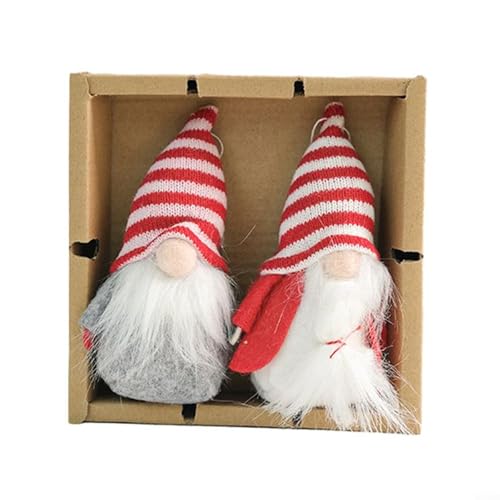 Festliche Zwerg Plüsch Santa Puppe für Weihnachten und Ostern Dekoration, lustige Feiertagsverzierung für drinnen und draußen (5#) von Lastdaytime