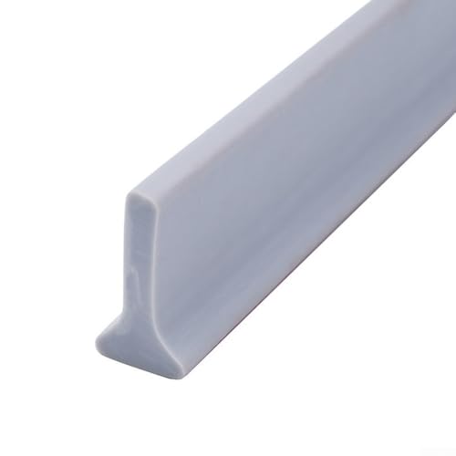 Flexibler Silikon-Wasserstopfen für lockenlose Duschen, praktische Lösung für Badezimmer und Küche (Grau, 2 m) von Lastdaytime