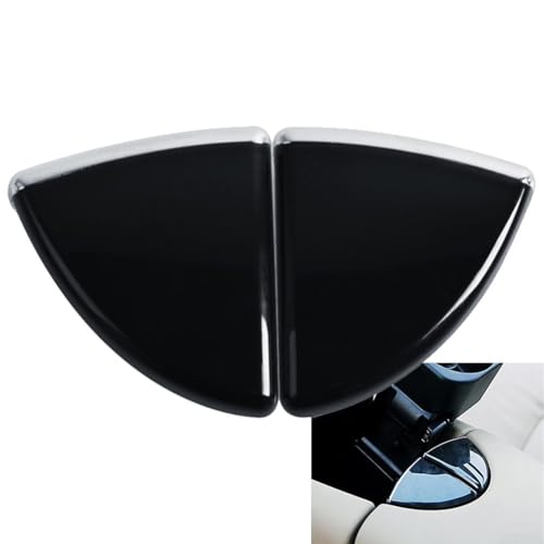 Für Mercedes E-Klasse W211 Armlehne Entriegelungsknopfabdeckung, gestylt für einen frischen und polierten Look (schwarz) von Lastdaytime