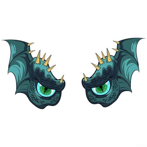 Glow in the Dark Eyes for Halloween Decoration Scary Eyes with Hanging Suction Cups for Haunted House (F) von Lastdaytime