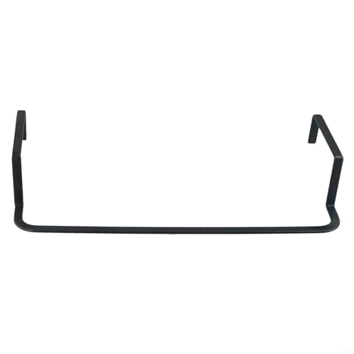 Handtuchhalter aus Metall zum Aufhängen von Handtüchern und Kleidung, entworfen zur Nutzung der Heizkörperwärme zum Trocknen und Erwärmen ohne Bohren (schwarz, groß) von Lastdaytime