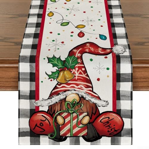 Holiday Dining Table Runner Enhance Your Christmas Celebration with Elegant Design (E) von Lastdaytime