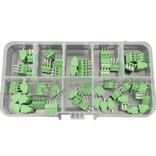Innovatives Design, 50 Stück KF128 Leiterplattenmontage Stecker für sichere Verkabelung von Lastdaytime
