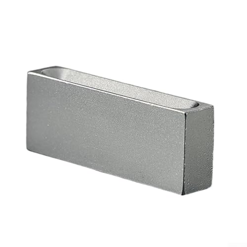 Kaffeesiebträger Puck Siebhalter Praktische Aluminium-Aufbewahrungsbasis für Espresso-Filter (grau A) von Lastdaytime