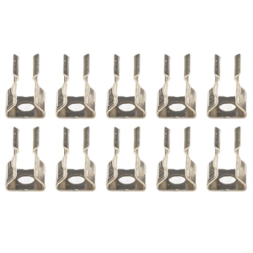 Lastdaytime 10 Stück schmale Basis Werkzeug Feder Terry Clips Heavy Duty Werkzeug Aufbewahrung Kleiderbügel Aufbewahrung Kleiderbügel für Garagen Schuppen Höfe Schränke (6 mm) von Lastdaytime