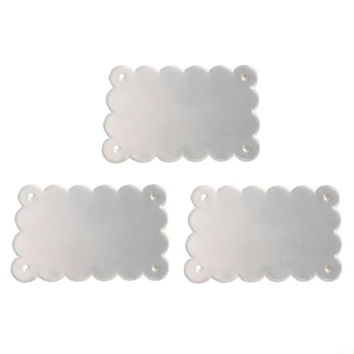 Lastdaytime 3 Stück transparente Acryl-Bilderrahmen-Set, verschiedene Größen, Fotohalter mit Magneten für Kühlschrank-Display (9 x 13 cm) von Lastdaytime