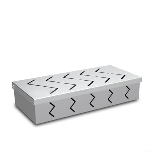 Lastdaytime 30,5 cm Holzspänebox, Edelstahl Räucherbox mit Klappdeckel für BBQ Gasgrill Lastdaytime 30,5 cm Holzspänebox, Edelstahl Räucherbox mit Klappdeckel für BBQ Gasgrill von Lastdaytime