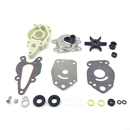 Lastdaytime 42089A5 Wasserpumpen-Reparatur-Set für Mercury, für Mariner 6 PS bis 15 PS Außenborder mit Edelstahl-Verschleißplatte und Neopren-Impeller-Ersatz-Set Lastdaytime 42089A5 Wasserpumpen-Reparatur-Set für Mercury, für Mariner 6 PS bis 15 PS Außenborder mit Edelstahl-Verschleißplatte und Neopren-Impeller-Ersatz-Set von Lastdaytime
