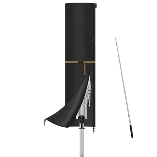 Lastdaytime Abdeckung für Terrassenschirm, strapazierfähig, mit Reißverschluss, wetterbeständig (240 x 55/57 cm) von Lastdaytime