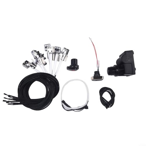 Lastdaytime Elektronisches Zündmodul-Set, kompatibel mit Charbroil Gasgrills, Ersatzteile für kommerzielle Performance Signature Serie Modelle 463644220 463241013 463675016 2-3-4-5 (5 Köpfe) von Lastdaytime