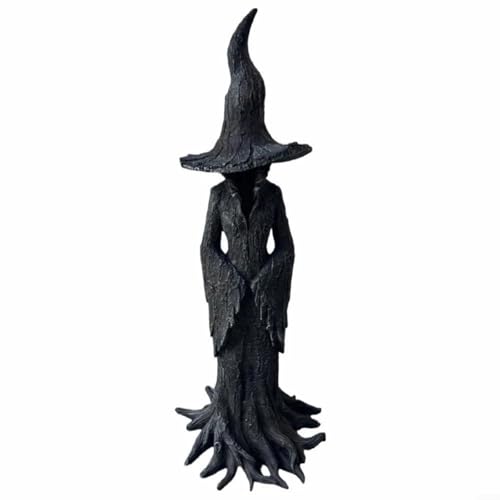 Lastdaytime Enigmatic For Forest Witch Resin Statue Hand Painted Gothic Home Decoration For Halloween And Witchcraft Settings(Small) von Lastdaytime