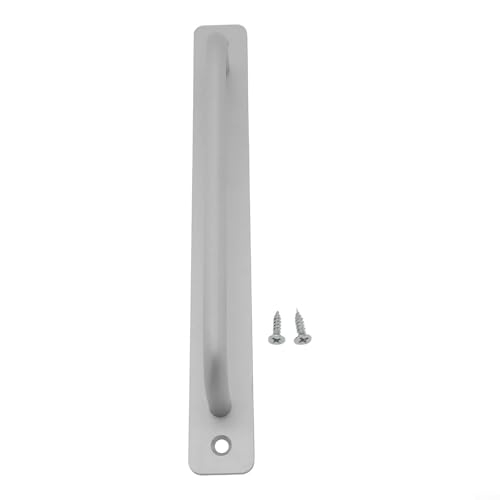 Lastdaytime Funktionaler Türgriff aus Aluminiumlegierung für Schiebeanwendungen, für Küchen und Scheunen mit abgerundeten Kanten und stabiler Passform (Silber, L) von Lastdaytime
