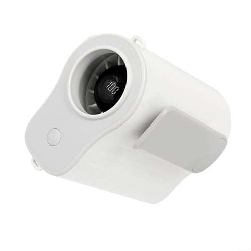 Lastdaytime Multifunktionaler Körperventilator – Freisprech-Dual-Modus-Kühlsystem, 3H Schnellladung & 1,8 A Hochleistungsmotor (weiß) von Lastdaytime