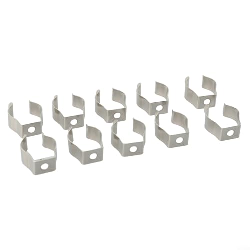 Lastdaytime Organizational Solution 10 Stück robuste Federstahl-Werkzeugklammern für effiziente Aufbewahrungsbedürfnisse (19 mm) von Lastdaytime
