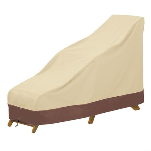 Lastdaytime Outdoor Pool Lounge Chair Cover,Waterproof 190T Oxford Fabric Patio Chaiselongue Cover with Air Vents for Garden Terrace(208 * 76 * 79cm) von Lastdaytime