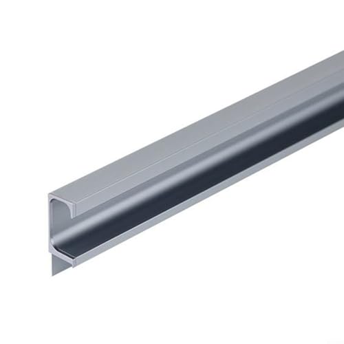 Lastdaytime Schiebetürgriff aus Aluminiumlegierung, unsichtbarer G-Zug für Schrank, Schublade, Kleiderschrank (400 mm grau) von Lastdaytime