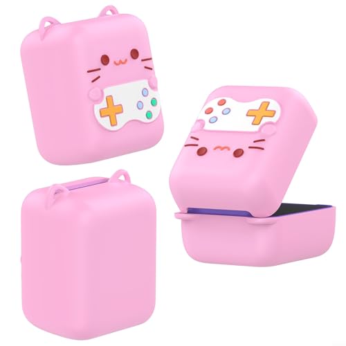 Lastdaytime Silikon-Schutzhülle für Bitzee Pet Spielkonsole, Anti-Drop-Hülle, leichte Schale (Pink) von Lastdaytime