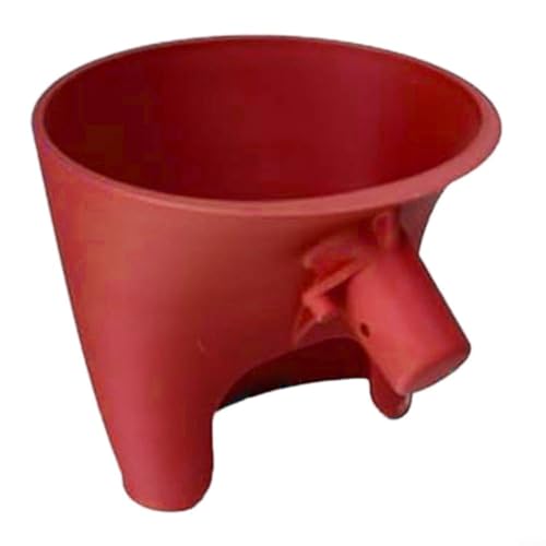 Lastdaytime Standmixer-Trichter für 222-mm-Schüssel, passend für Artisan KSM150 geführter Ausgießer, ergonomischer Griff, Kunststoffaufsatz zum Backen (rot) von Lastdaytime