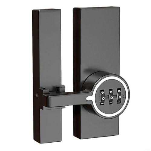 Lastdaytime Türschloss, 3-stellig, leuchtend, Zinklegierung, Sicherheitsschnalle für Zimmer, Weinschrank, Glastür (leuchtend) von Lastdaytime
