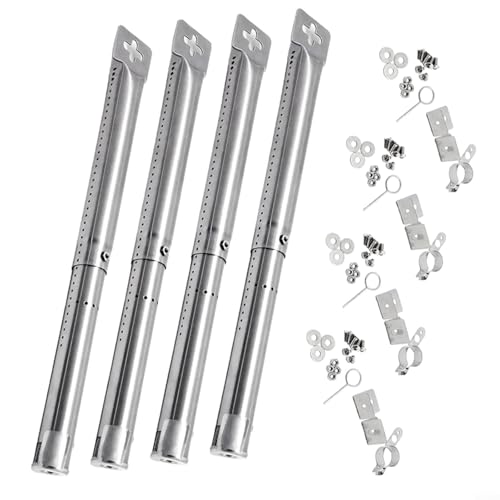 Lastdaytime Verstellbares Edelstahl-Grill-Brennerrohr, 30,5 - 44,1 cm, mit Zündhalterung, für Weber, Dyna Glo, Nexgrill, Brinkmann, Master Forge, 4er-Pack Lastdaytime Verstellbares Edelstahl-Grill-Brennerrohr, 30,5 - 44,1 cm, mit Zündhalterung, für Weber, Dyna Glo, Nexgrill, Brinkmann, Master Forge, 4er-Pack von Lastdaytime