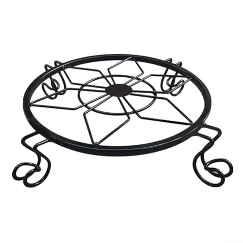 Moderner Pflanzenständer aus Eisen für den Innen- und Außenbereich mit robuster Konstruktion und platzsparendem faltbarem Design mit rustikalem Charme und funktionalem Pflanzendisplay (sechszackiger Moderner Pflanzenständer aus Eisen für den Innen- und Außenbereich mit robuster Konstruktion und platzsparendem faltbarem Design mit rustikalem Charme und funktionalem Pflanzendisplay (sechszackiger von Lastdaytime