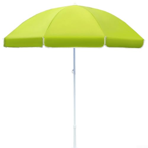Outdoor-Sonnenschirm mit einem geräumigen 2 x 2 m großen Baldachin aus 300D-Oxford-Gewebe mit verstärktem Rahmen aus Stahllegierung, geeignet für Strand, Terrasse und Marktstand (grün) von Lastdaytime