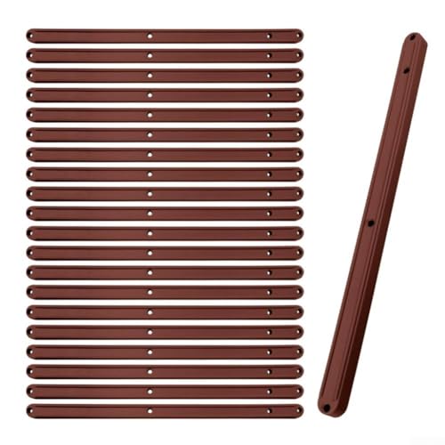 Schubladenschienen aus Kunststoff, für Schuhkartons, Schreibtische und Schrankschubladen, Braun, 10 Paar Schubladenschienen aus Kunststoff, für Schuhkartons, Schreibtische und Schrankschubladen, Braun, 10 Paar von Lastdaytime