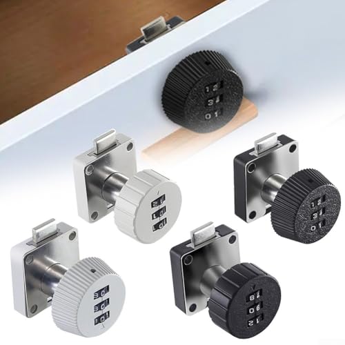 Schuppenriegel und Vorhängeschloss mit einzigartigem Design für maximalen Schutz vor Diebstahl (1#) von Lastdaytime