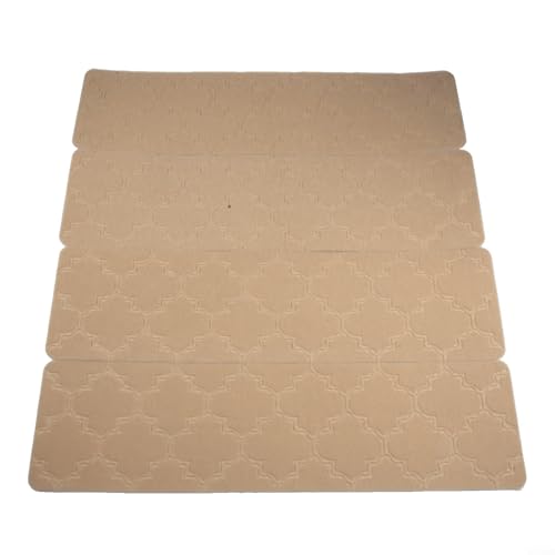 Sichern Sie Ihre Treppe mit unserem 4-teiligen Set rutschfester TPR-Matten; einfache Wartung und Größe erhältlich (beige) von Lastdaytime