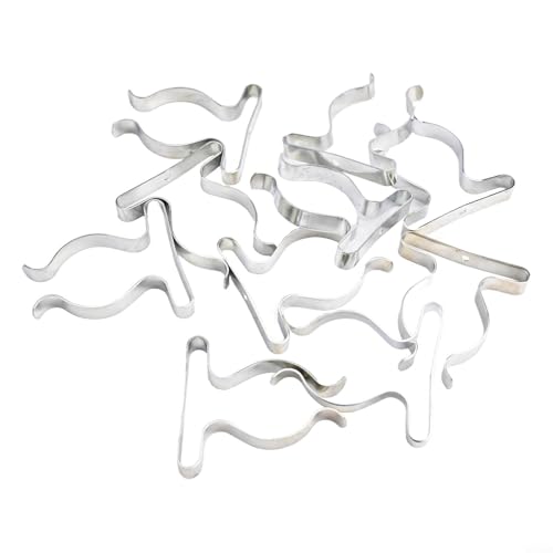 Strapazierfähige 10 Feder-Frottee-Clips für Wandmontagewerkzeuge und Zubehör in Ihrer Garage (38 mm) von Lastdaytime