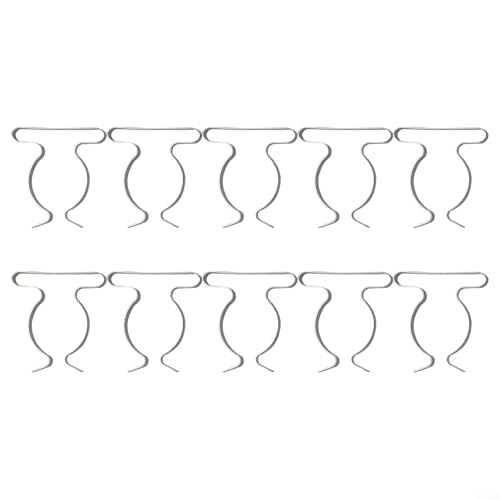 Strapazierfähige 10 Feder-Frottee-Clips für Wandmontagewerkzeuge und Zubehör in Ihrer Garage (50 mm) von Lastdaytime