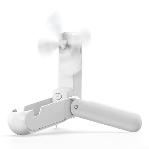 Tragbarer, wiederaufladbarer faltbarer Ventilator mit integrierter Taschenlampe und Powerbank-Funktionalität für den Außenbereich oder Notfälle (1) von Lastdaytime