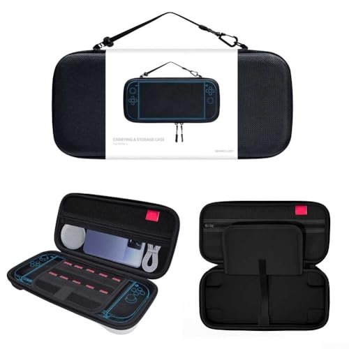 Travel Ready EVA Storage Case for Switch 2 Keeps Your Gaming Accessories Dry and Secure (Black and White) von Lastdaytime