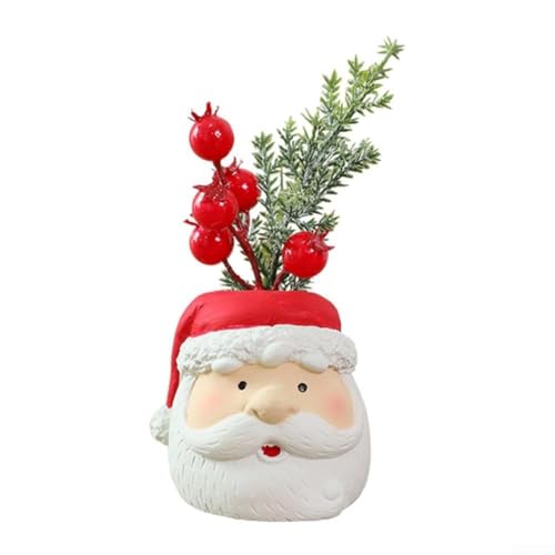 Weihnachtsdekoration aus Kunstharz für den Innenbereich mit Weihnachtsmann, Schneemann und Bär, geeignet für Kaminsims, Regale und Tischplatten (die älteren Menschen) von Lastdaytime