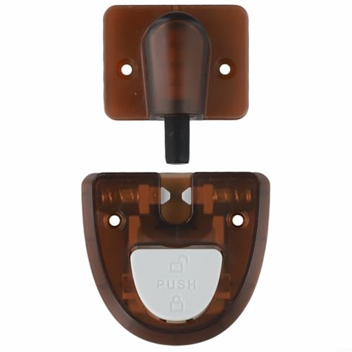 Winddichter und geräuschreduzierender Türstopper, robustes Design, keine Stanzinstallation für den Einsatz (braun) von Lastdaytime