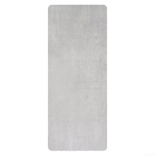 Yogamatten-Handtuch mit rutschfester Funktionalität, aus Mikrofaser, Maße: 184 cm x 62 cm, leicht zu reinigen und zu tragen (grau) von Lastdaytime