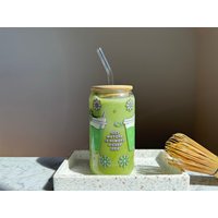 Glas Mit Iced Matcha Is Always A Good Idea, Süßes Motivn, Kaffeebcher To Go Glasstrohhalm Und Bambusdeckel, Matchaglas, Wiederverwendbar Glas Mit Iced Matcha Is Always A Good Idea, Süßes Motivn, Kaffeebcher To Go Glasstrohhalm Und Bambusdeckel, Matchaglas, Wiederverwendbar von Lastrantia