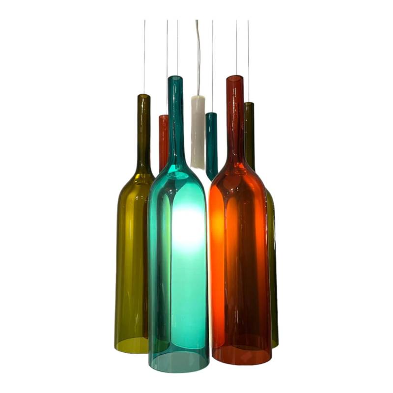 Hängeleuchte Jar RGB In Opal Weiß Rot Grün Blau von Lasvit