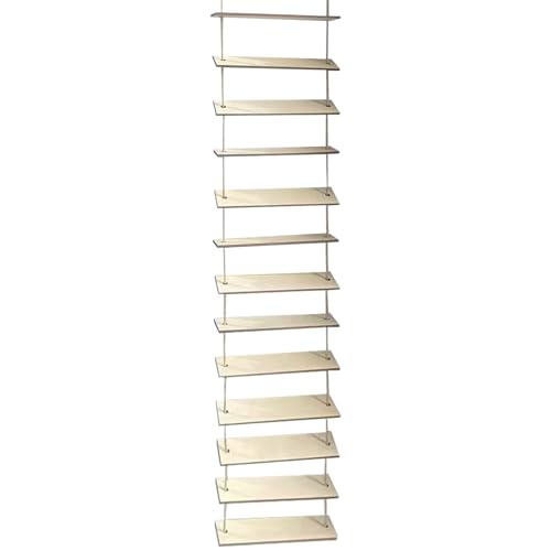 Dekorative Leitern für Wohnkultur, 3, 3 Fuß Holzmärchengartenleiter mit Seil, Pflanzendekor für Innenräume, Outdoordecorative Leitern für Zuhause von Latebebebe